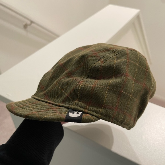 Goorin Bros Plaid Green Newsie Hat Size XS - Picture 4 of 11